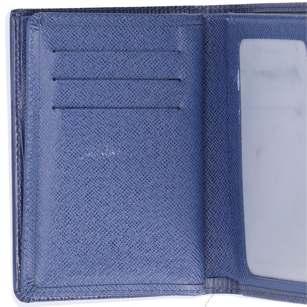 Louis Vuitton Koala Trifold Wallet M5801G Blue Myrtilles Epi Leather - Picture 8 of 9